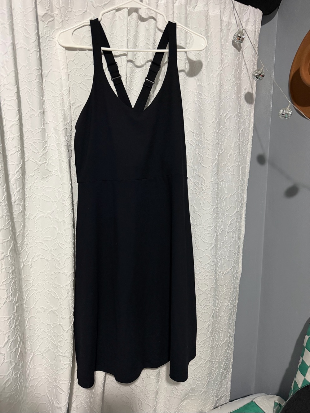 Sketchers> Black Women's V-Neck Strappy Dress